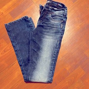 Silver Suki Mid Slim Bootcut